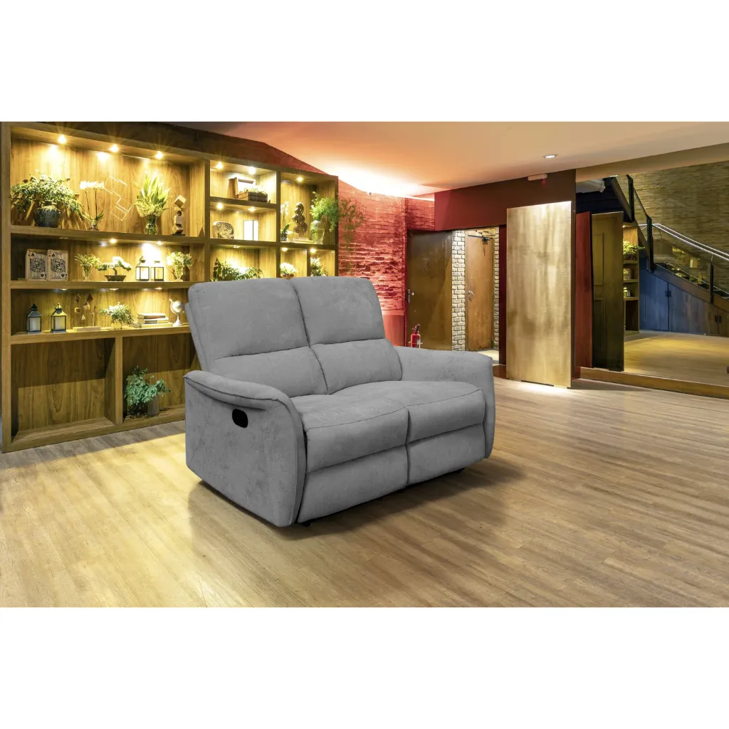 [DENI050] DENIS SOFA 2 SEATS 2 RELAX (Gray)